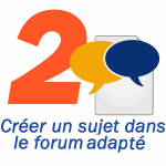 Cr�er un topic dans le forum adapt�